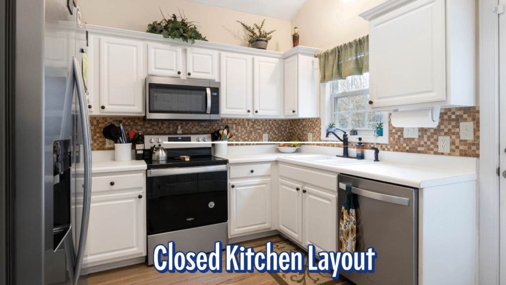 Closed Kitchen Interior Layout