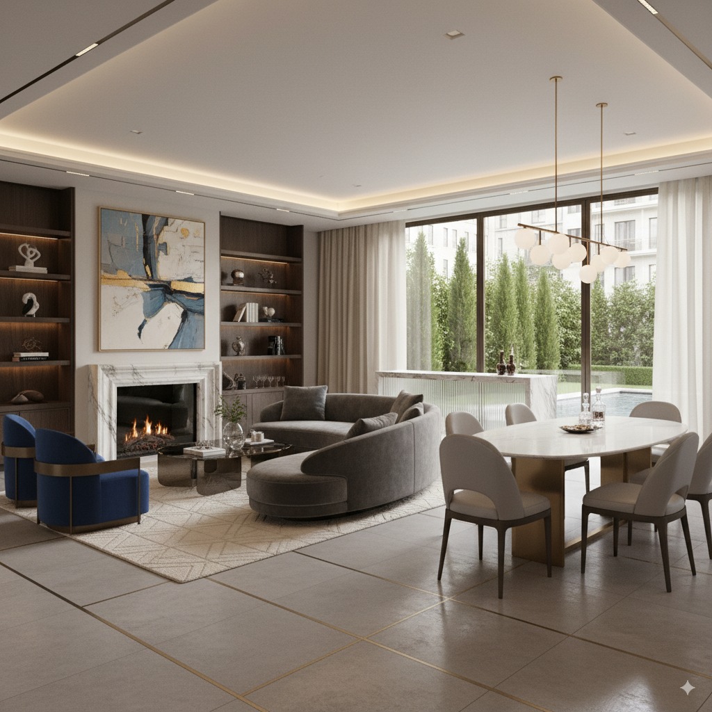 High end interior design