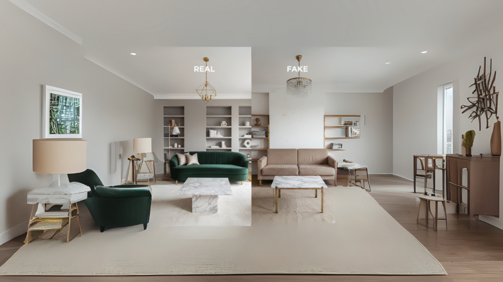 How to Spot Real vs. Fake Luxury Decor
